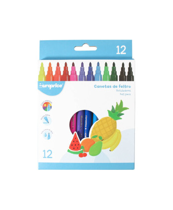Caixa 12 Canetas de Feltro
