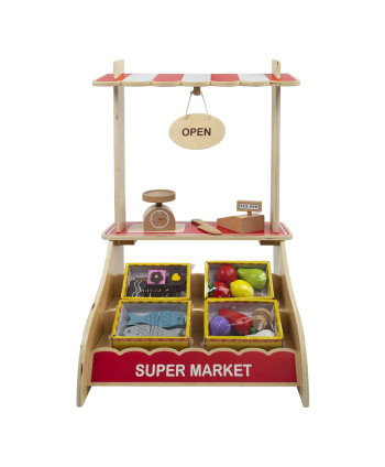 Supermercado de Madeira com...