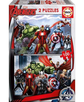 Puzzle 2x100 Avengers